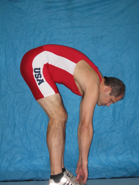 Passive-static hamstring stretch